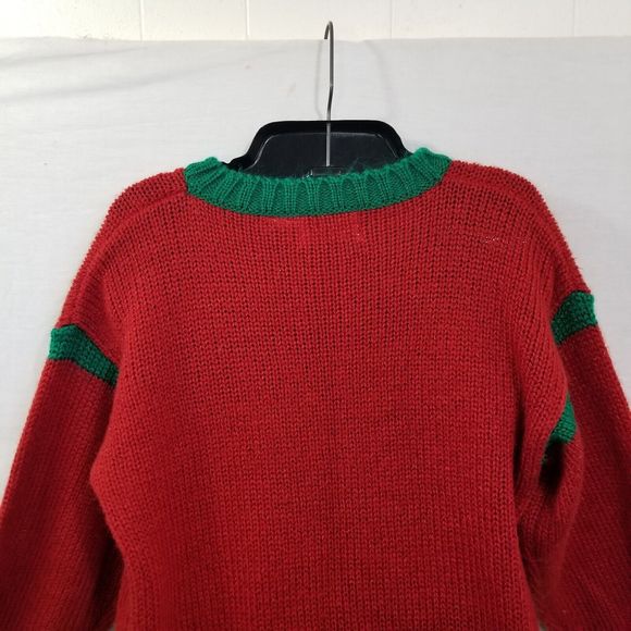 Vintage Design Zone Ugly Christmas Sweater Christmas Tree With Buttons Size Med - Picture 10 of 16